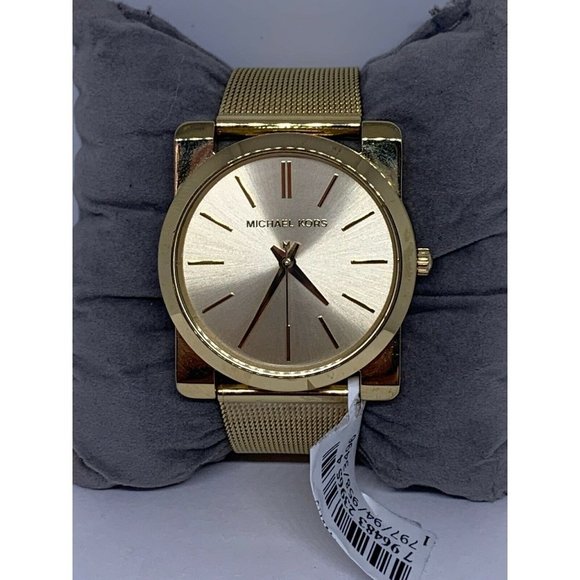 Michael Kors MK3496 Women Gold Stainless Steel Ana main image 7
